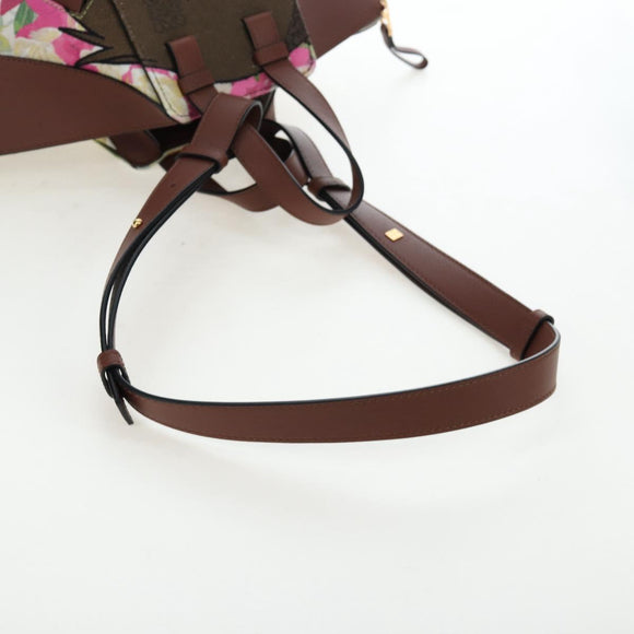 LOEWE x Studio Ghibli Spirited Away Hammock Small Bag Canvas Brown Auth 167469SM