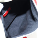 LOEWE Gundam Shoulder Bag Leather Beige Red Auth 167470M-11