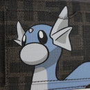 FENDI x FRGMT x POKEMON Zucca Dratini Card Case Brown 8M0489 Auth 167474M-18