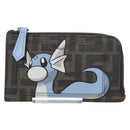 FENDI x FRGMT x POKEMON Zucca Dratini Card Case Brown 8M0489 Auth 167474M-13
