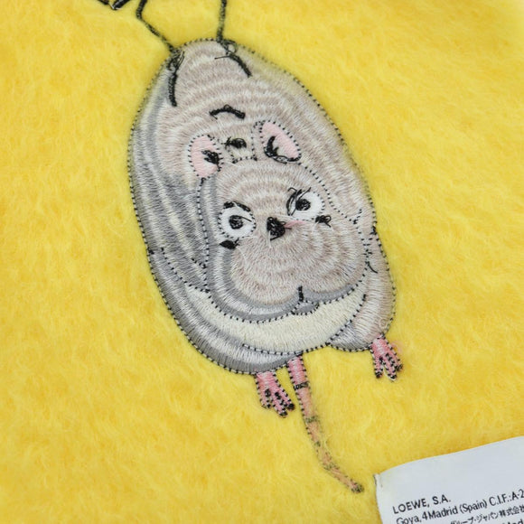 LOEWE x Studio Ghibli Spirited Away Boh Mouse Fly Bird Scarf Auth 167476SM