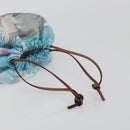 LOEWE Studio Ghibli Howl's Moving Castle Sophie Pouch Nylon Blue Auth 167478M-7