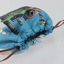 LOEWE x Studio Ghibli Howl's Moving Castle Pouch Nylon Blue Auth 167479M-5