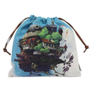 LOEWE Studio Ghibli Howl's Moving Castle Pouch Nylon Blue Auth 167480M-13