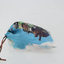 LOEWE Studio Ghibli Howl's Moving Castle Pouch Nylon Blue Auth 167480M-4