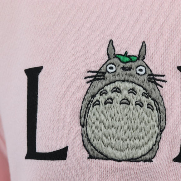 LOEWE x Studio Ghibli My Neighbor Totoro Hoodie Cotton Pink Auth 167484SM
