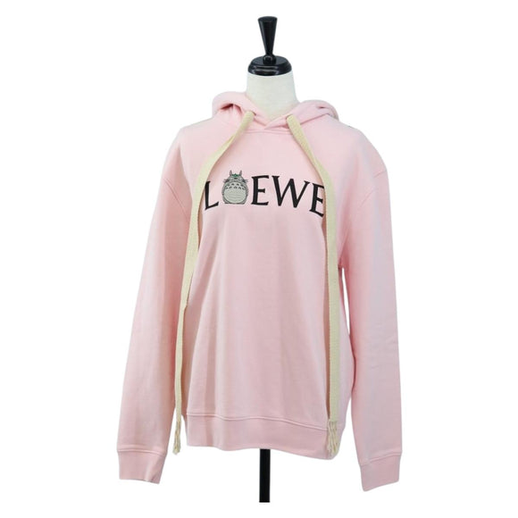 LOEWE x Studio Ghibli My Neighbor Totoro Hoodie Cotton Pink Auth 167484SM