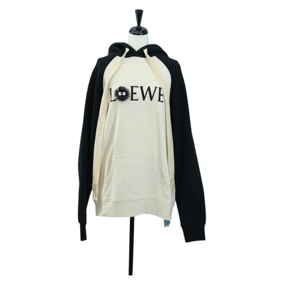 LOEWE x Studio Ghibli My Neighbor Totoro Soot Sprite Hoodie Beige Auth 167485SM