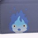 LOEWE x Studio Ghibli Howl's Moving Castle Calcifer Card Case Blue Auth 167486SM-17