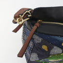 LOEWE x Studio Ghibli Puzzle Bag BORO Blue Frog Soot Sprites Blue Auth 167492SM-21