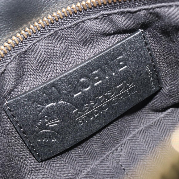 LOEWE x Studio Ghibli Puzzle Bag BORO Blue Frog Soot Sprites Blue Auth 167492SM