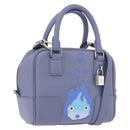 LOEWE LOEWE × Studio Ghibli Amazona 16 Calcifer Leather Blue Auth 167493SM-1