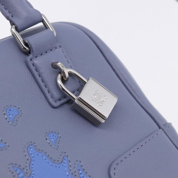 LOEWE LOEWE × Studio Ghibli Amazona 16 Calcifer Leather Blue Auth 167493SM