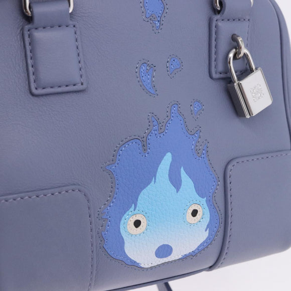 LOEWE LOEWE × Studio Ghibli Amazona 16 Calcifer Leather Blue Auth 167493SM