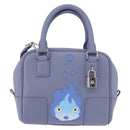 LOEWE LOEWE × Studio Ghibli Amazona 16 Calcifer Leather Blue Auth 167493SM-13
