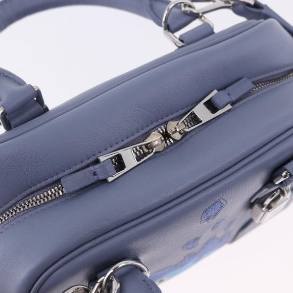 LOEWE LOEWE × Studio Ghibli Amazona 16 Calcifer Leather Blue Auth 167493SM