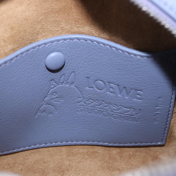 LOEWE LOEWE × Studio Ghibli Amazona 16 Calcifer Leather Blue Auth 167493SM