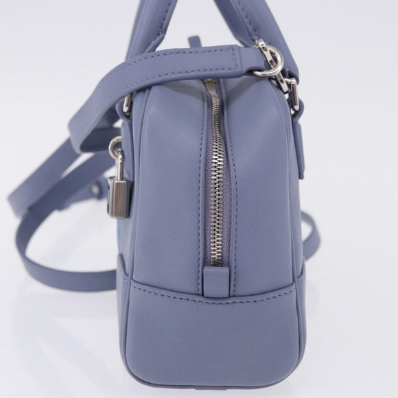 LOEWE LOEWE × Studio Ghibli Amazona 16 Calcifer Leather Blue Auth 167493SM