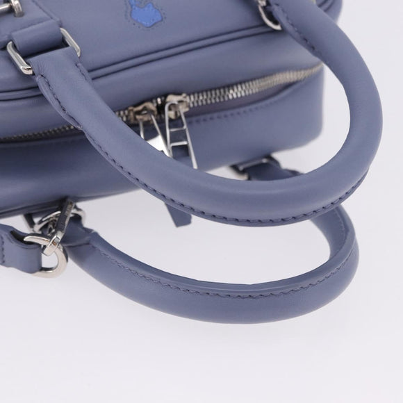 LOEWE LOEWE × Studio Ghibli Amazona 16 Calcifer Leather Blue Auth 167493SM