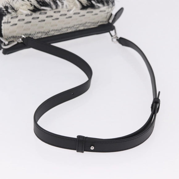 LOEWE AniAlverse Collaboration Puzzle Bag Small Cotton White Auth 167494SM