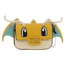 FENDI Dragonite FENDIxFRGMTxPOKÉMON Chain Bag Leather Yellow Auth 167495SM-2
