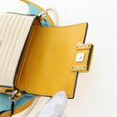 FENDI Dragonite FENDIxFRGMTxPOKÉMON Chain Bag Leather Yellow Auth 167495SM-23