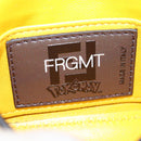 FENDI Dragonite FENDIxFRGMTxPOKÉMON Chain Bag Leather Yellow Auth 167495SM-26