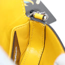 FENDI Dragonite FENDIxFRGMTxPOKÉMON Chain Bag Leather Yellow Auth 167495SM-28