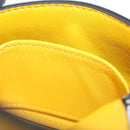 FENDI Dragonite FENDIxFRGMTxPOKÉMON Chain Bag Leather Yellow Auth 167495SM-31