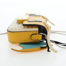 FENDI Dragonite FENDIxFRGMTxPOKÉMON Chain Bag Leather Yellow Auth 167495SM-5
