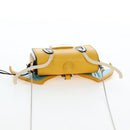 FENDI Dragonite FENDIxFRGMTxPOKÉMON Chain Bag Leather Yellow Auth 167495SM-6