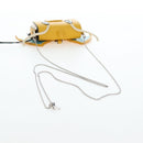 FENDI Dragonite FENDIxFRGMTxPOKÉMON Chain Bag Leather Yellow Auth 167495SM-7