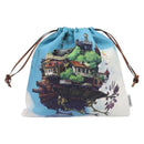 LOEWE Studio Ghibli Howl's Moving Castle Pouch Nylon Blue Auth 167496M-13