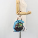 LOEWE Studio Ghibli Howl's Moving Castle Pouch Nylon Blue Auth 167496M-20