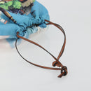 LOEWE Studio Ghibli Howl's Moving Castle Pouch Nylon Blue Auth 167496M-7