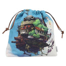 LOEWE Studio Ghibli Howl's Moving Castle Pouch Nylon Blue Auth 167497M-1