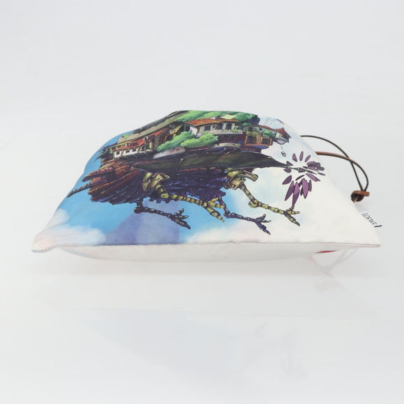 LOEWE Studio Ghibli Howl's Moving Castle Pouch Nylon Blue Auth 167497M