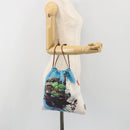 LOEWE Studio Ghibli Howl's Moving Castle Pouch Nylon Blue Auth 167498M-22