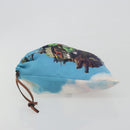 LOEWE Studio Ghibli Howl's Moving Castle Pouch Nylon Blue Auth 167498M-4