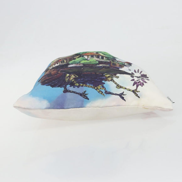 LOEWE Studio Ghibli Howl's Moving Castle Pouch Nylon Blue Auth 167498M