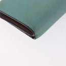 LOEWE LOEWE × Studio Ghibli Suswatari Wallet Leather Green Gold Auth 167501M-16