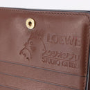 LOEWE LOEWE × Studio Ghibli Suswatari Wallet Leather Green Gold Auth 167501M-17