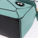 LOEWE Ghibli Spirited Away Soot Sprites Puzzle Bag Mini 2way Green Auth 167502SM-17