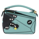 LOEWE Ghibli Spirited Away Soot Sprites Puzzle Bag Mini 2way Green Auth 167502SM-13