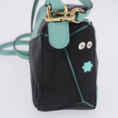 LOEWE Ghibli Spirited Away Soot Sprites Puzzle Bag Mini 2way Green Auth 167502SM-4