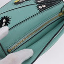 LOEWE Ghibli Spirited Away Soot Sprites Puzzle Bag Mini 2way Green Auth 167502SM-7