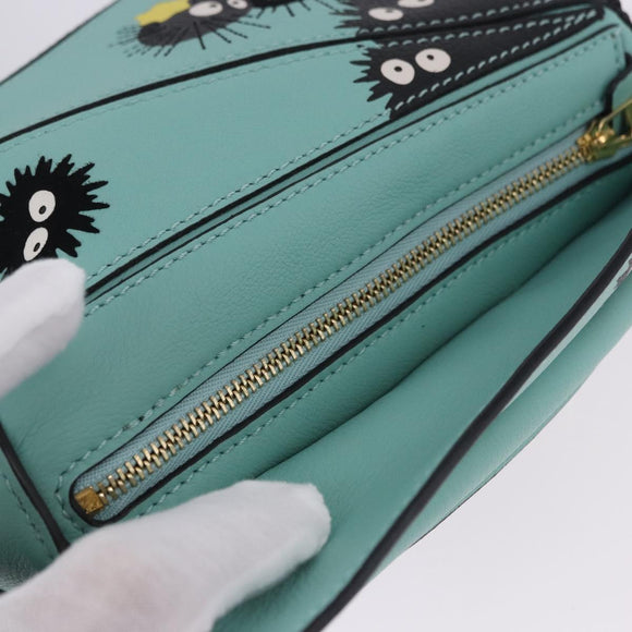 LOEWE Ghibli Spirited Away Soot Sprites Puzzle Bag Mini 2way Green Auth 167502SM