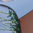 LOEWE Ghibli Collaboration Totoro Hammock Mini Bag Leather Blue Auth 167503SM-10