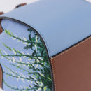 LOEWE Ghibli Collaboration Totoro Hammock Mini Bag Leather Blue Auth 167503SM-16