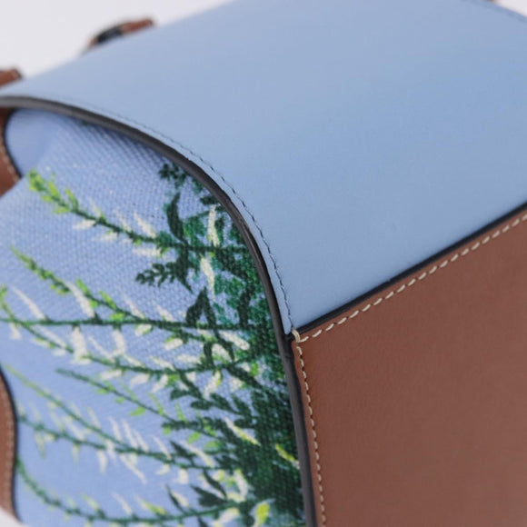 LOEWE Ghibli Collaboration Totoro Hammock Mini Bag Leather Blue Auth 167503SM